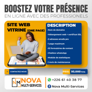 Site Web Vitrine